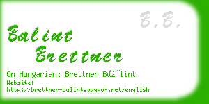 balint brettner business card